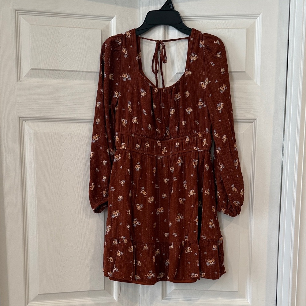Altar'd State Terracotta Floral Dress